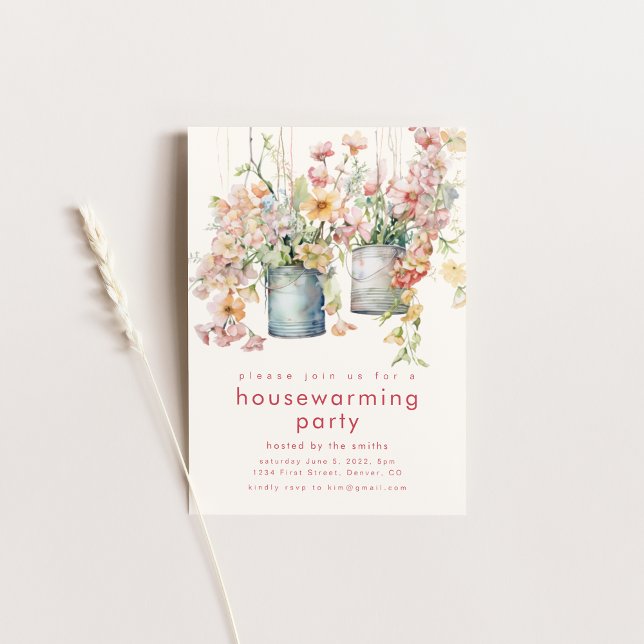Spring Housewarming Party Invite (Creator Uploaded)