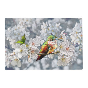 Spring Hummingbird Placemat