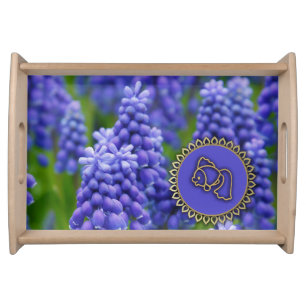 Spring Hyacinths Design Nowruz Gift Serving Tray