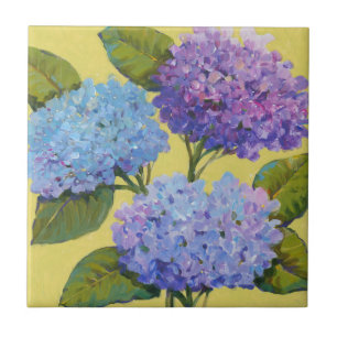 Spring Hydrangeas I Ceramic Tile