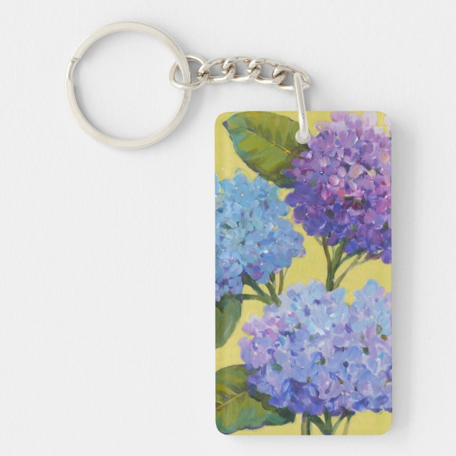 Spring Hydrangeas I Keychain (Front)