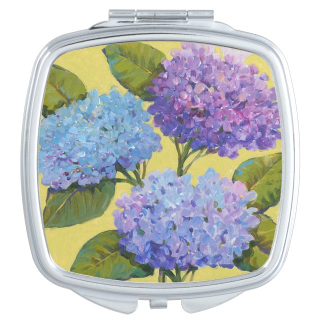 Spring Hydrangeas I Mirror For Makeup (Front)