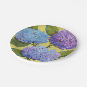 Spring Hydrangeas I Paper Plates