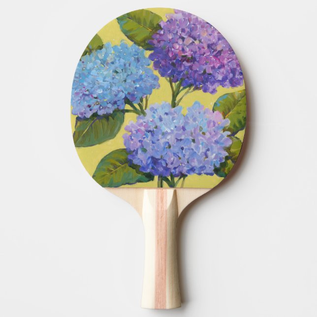 Spring Hydrangeas I Ping-Pong Paddle (Front)