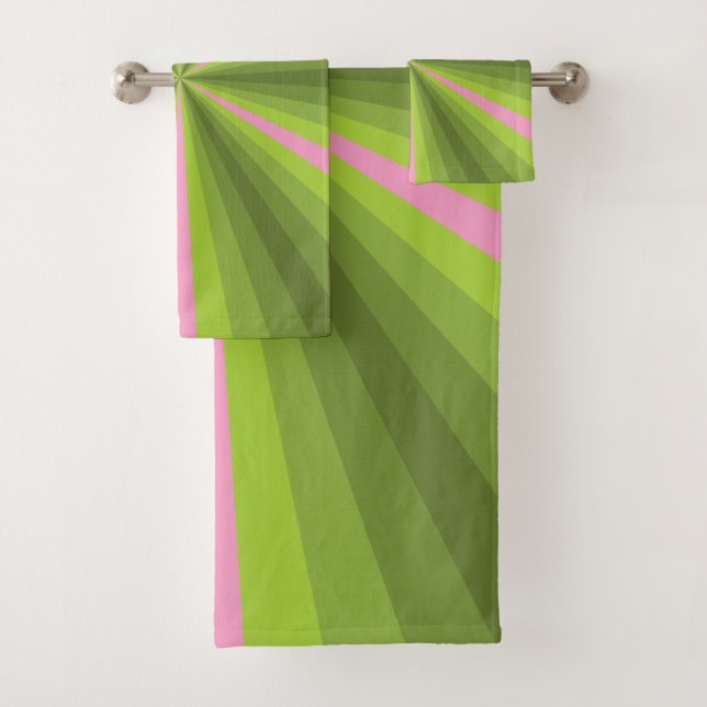 Spring Illusion Bathroom Towel Set (Insitu)