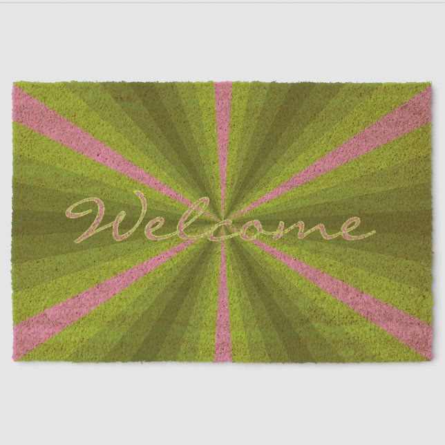 Spring Illusion Fiber Doormat (Front)