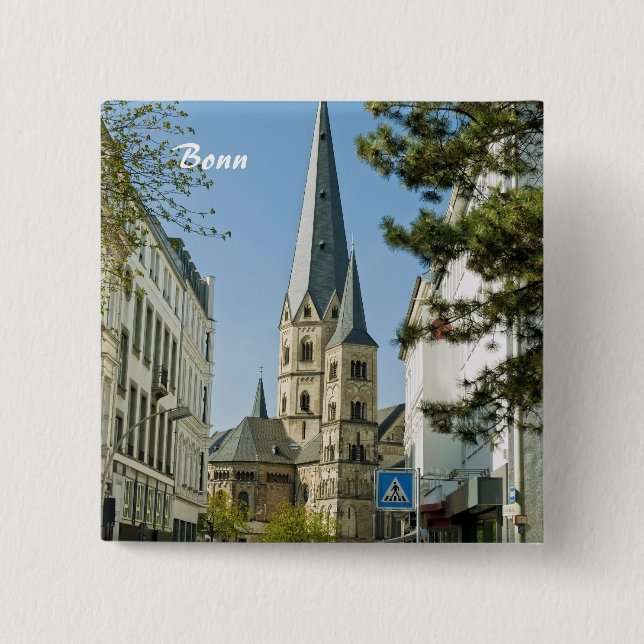 Spring in Bonn Pinback Button (Front)