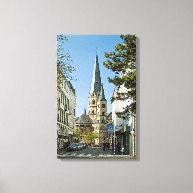 Spring in Bonn Wrapped Canvas Print (Front)