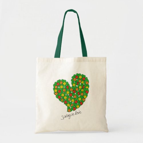 Spring in Love_Colorful Tulipsredyelloworange  Tote Bag