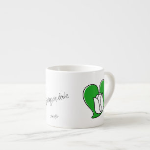 Spring in Love - White Tulips Specialty Mug