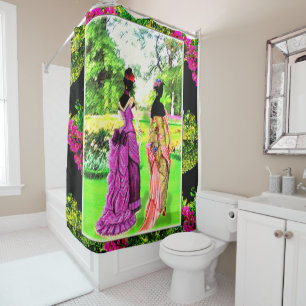 Spring in Paris 1872 Shower Curtain