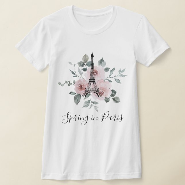 Spring in Paris - Girls' Trip Custom T-Shirt (Laydown)