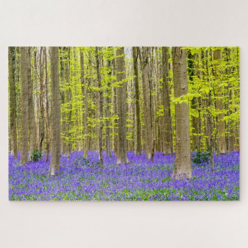 Spring in the Blue Forest Jigsaw Puzzle