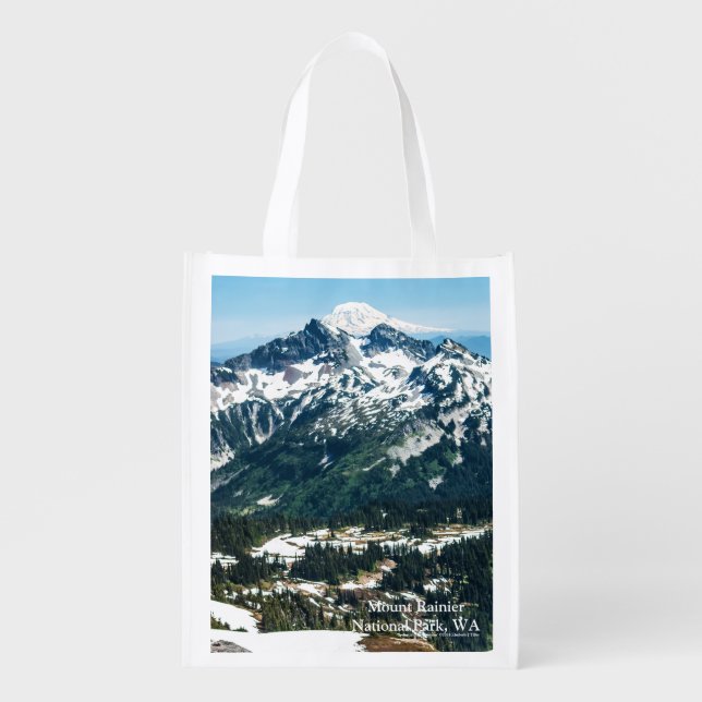Spring in the Mountains Grocery Bag (Front)