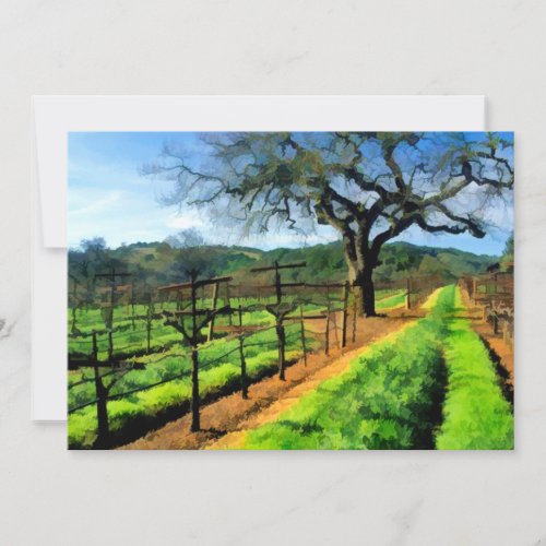 Spring in the Vineyard Invite