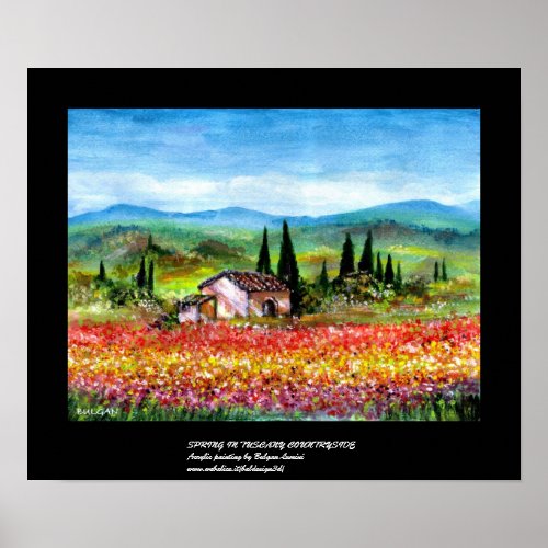 SPRING IN TUSCANY 2 POSTER