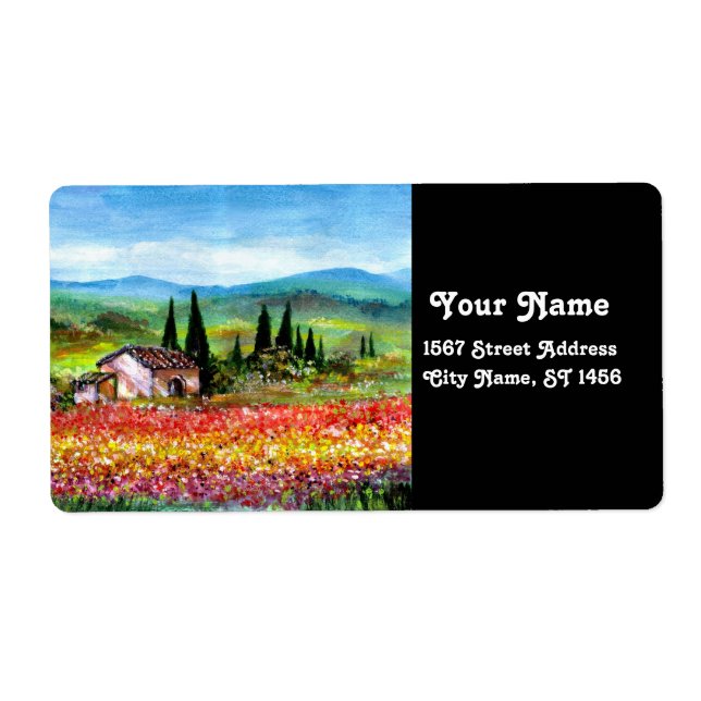 SPRING IN TUSCANY LABEL (Front)