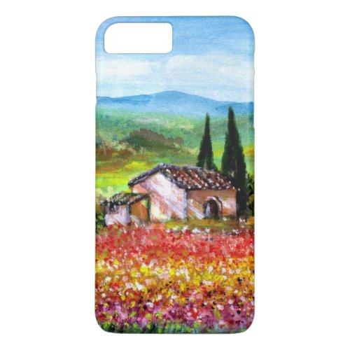 SPRING IN TUSCANY LANDSCAPE Colorful Flower Fields iPhone 8 Plus7 Plus Case