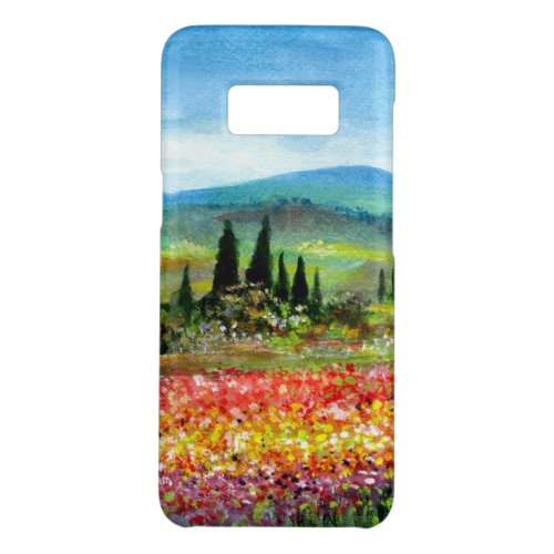 SPRING IN TUSCANY LANDSCAPE Colorful Flower Fields Case_Mate Samsung Galaxy S8 Case