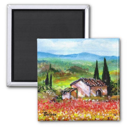 SPRING IN TUSCANY MAGNET