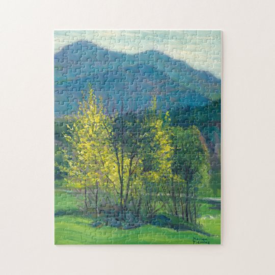 Spring in Vermont Mountains Jigsaw Puzzle