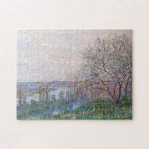 Spring in Vetheuil Monet Fine Art Jigsaw Puzzle