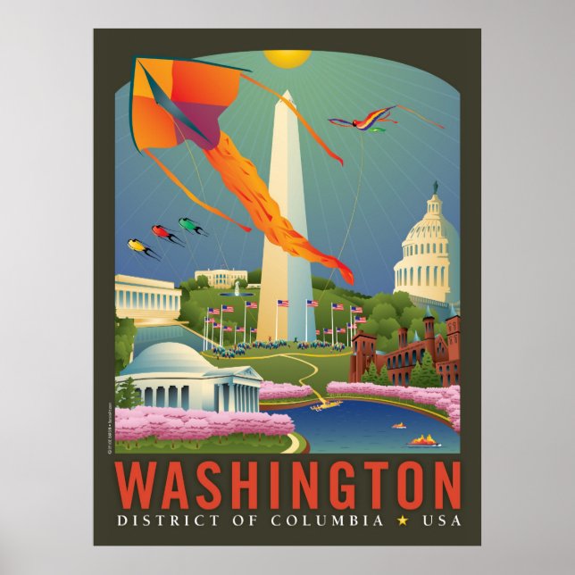 Spring in Washington D.C. Poster (Front)