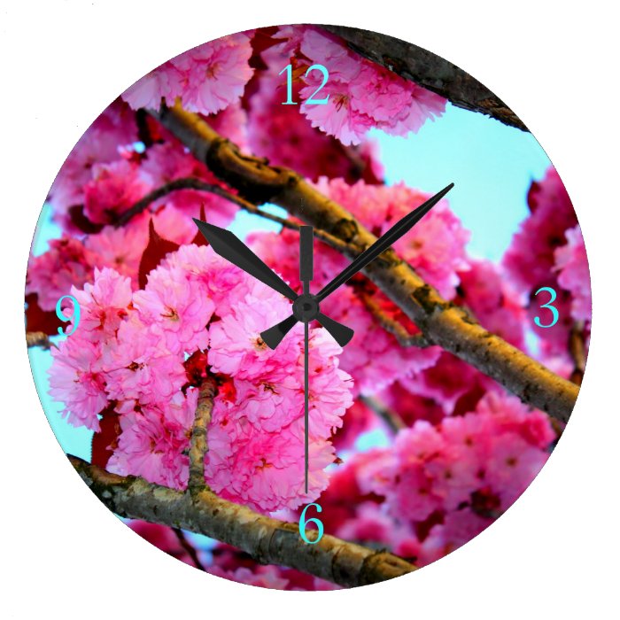 “Spring inspiration by Montreux city " Wall Clock