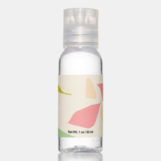 Spring inspired Hand Sanitizer Travel Bottle set (Front)