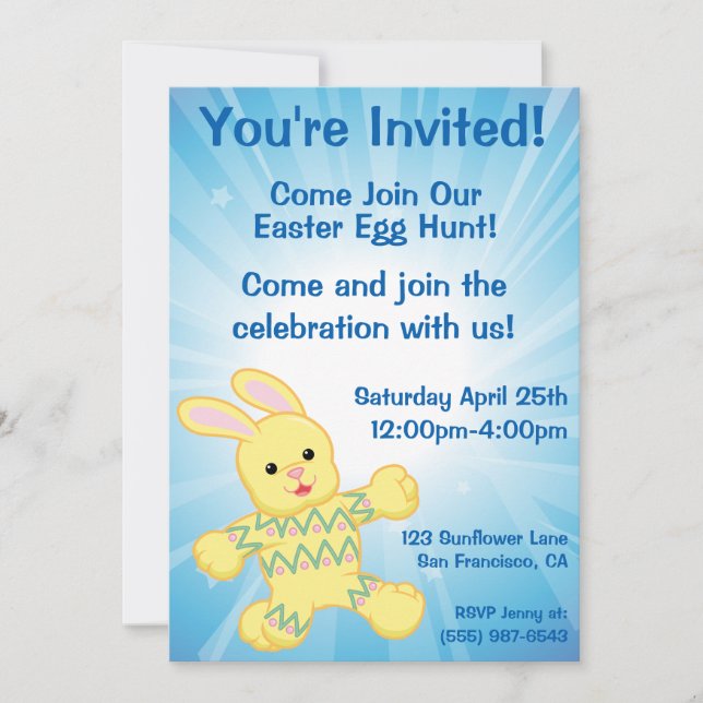 Spring Into Webkinz! Invitation (Front)