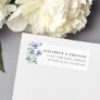 Spring Iris | Watercolor Floral Return Address Label