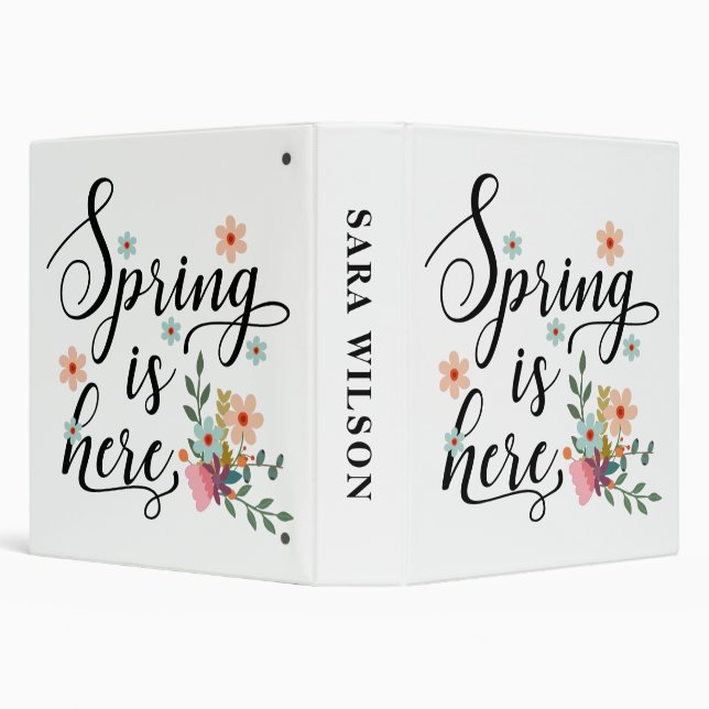 spring is here binder (Background)
