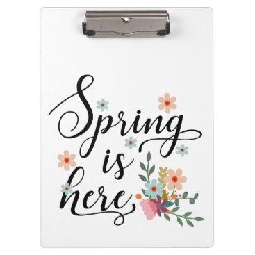 spring is here clipboard