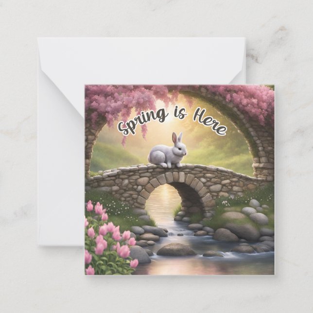 Spring is Here Note Card (Front)