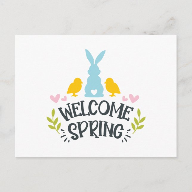 Spring Is In The Air! Postcard (Front)