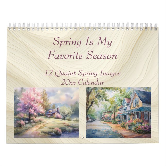 Spring Is My Favorite Season Calendar (Cover)
