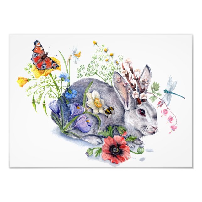 Spring Jackalope Photo Print (Front)