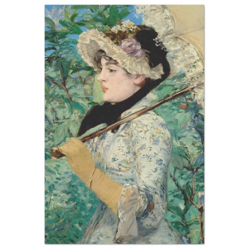 SPRING JEANNE BY EDOUARD MANET TISSUE PAPER
