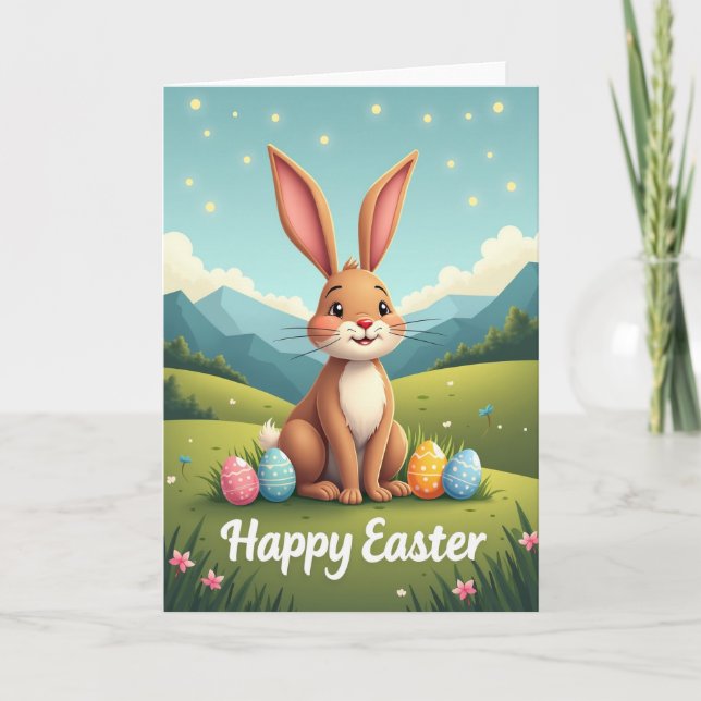 Spring Joy Creature Friend Card (Front)