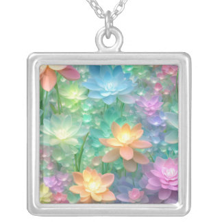 Spring Joy Silver Plated Necklace