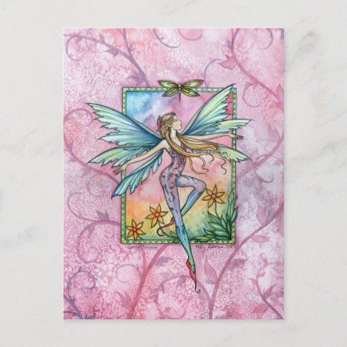 Spring Jubilation Fairy Fantasy Art Postcard