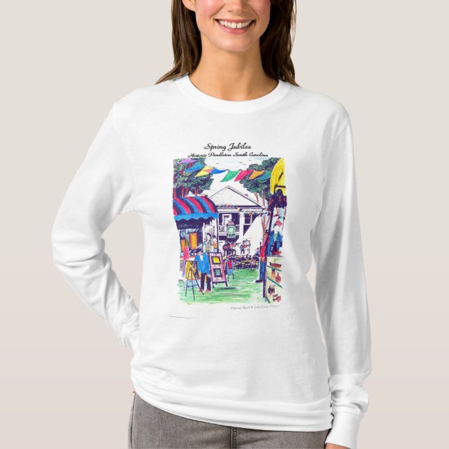 Spring Jubilee Ladies Long Sleeve Tshirt (Front)