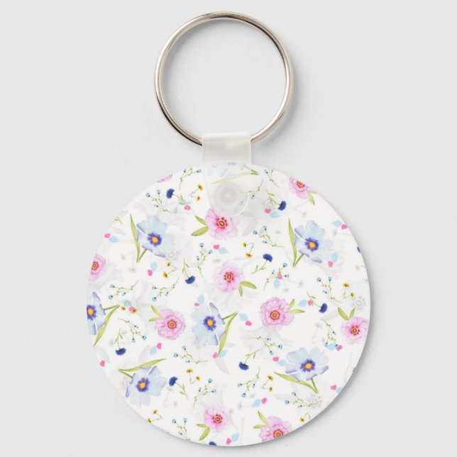 Spring Keychain Flowers (Front)