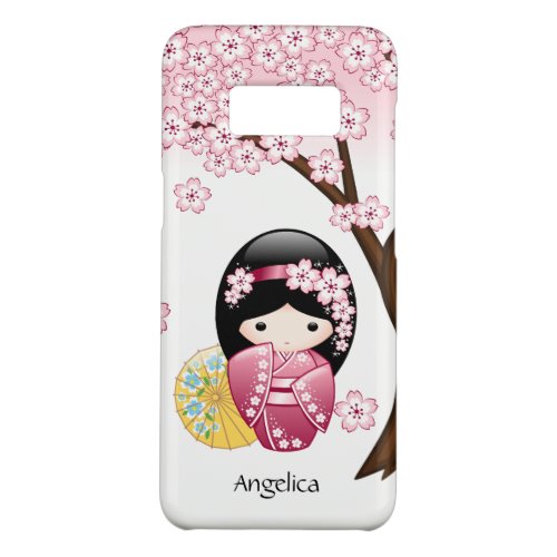 Spring Kokeshi Doll _ Cute Japanese Geisha Girl Case_Mate Samsung Galaxy S8 Case