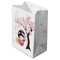 Spring Kokeshi Doll - Cute Japanese Geisha Girl
