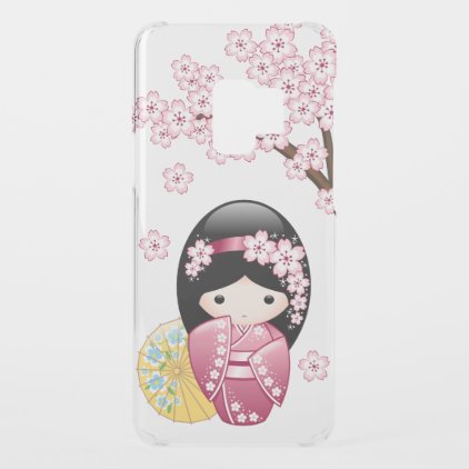 Spring Kokeshi Doll - Cute Japanese Geisha Uncommon Samsung Galaxy S9 Case