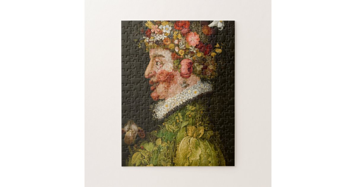 Spring, La Primavera by Giuseppe Arcimboldo Jigsaw Puzzle | Zazzle