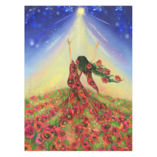 Spring Lady Tablecloth