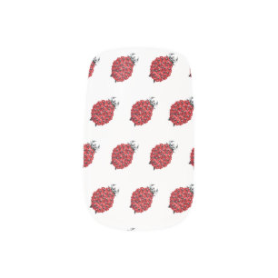 Spring Ladybug Minx Nail Art