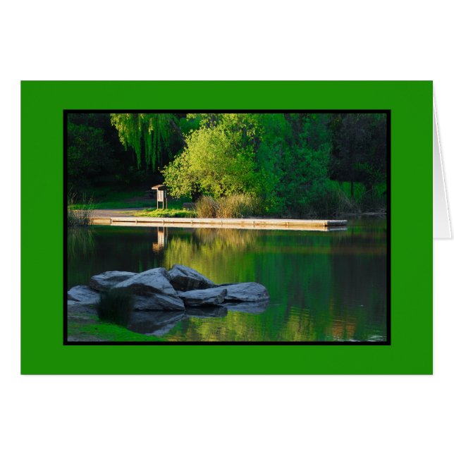 Spring Lake Reflections Cards (Front Horizontal)